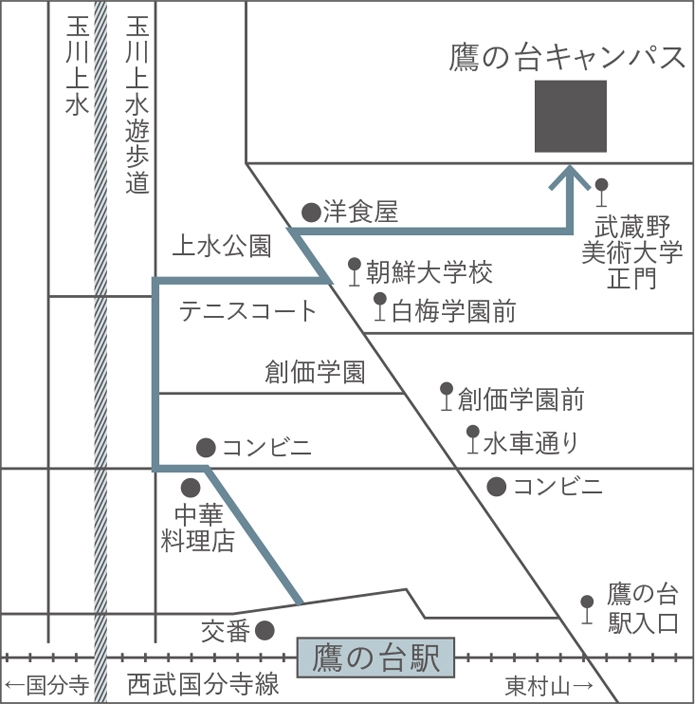 オープンキャンパスで初めてムサビへ行く方に ムサビへの交通手段は８つある